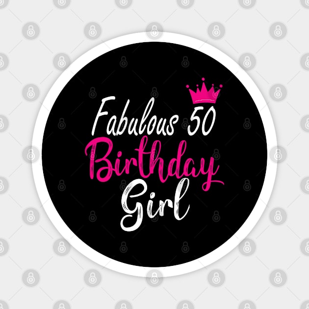 50th birthday Magnet by creativeKh